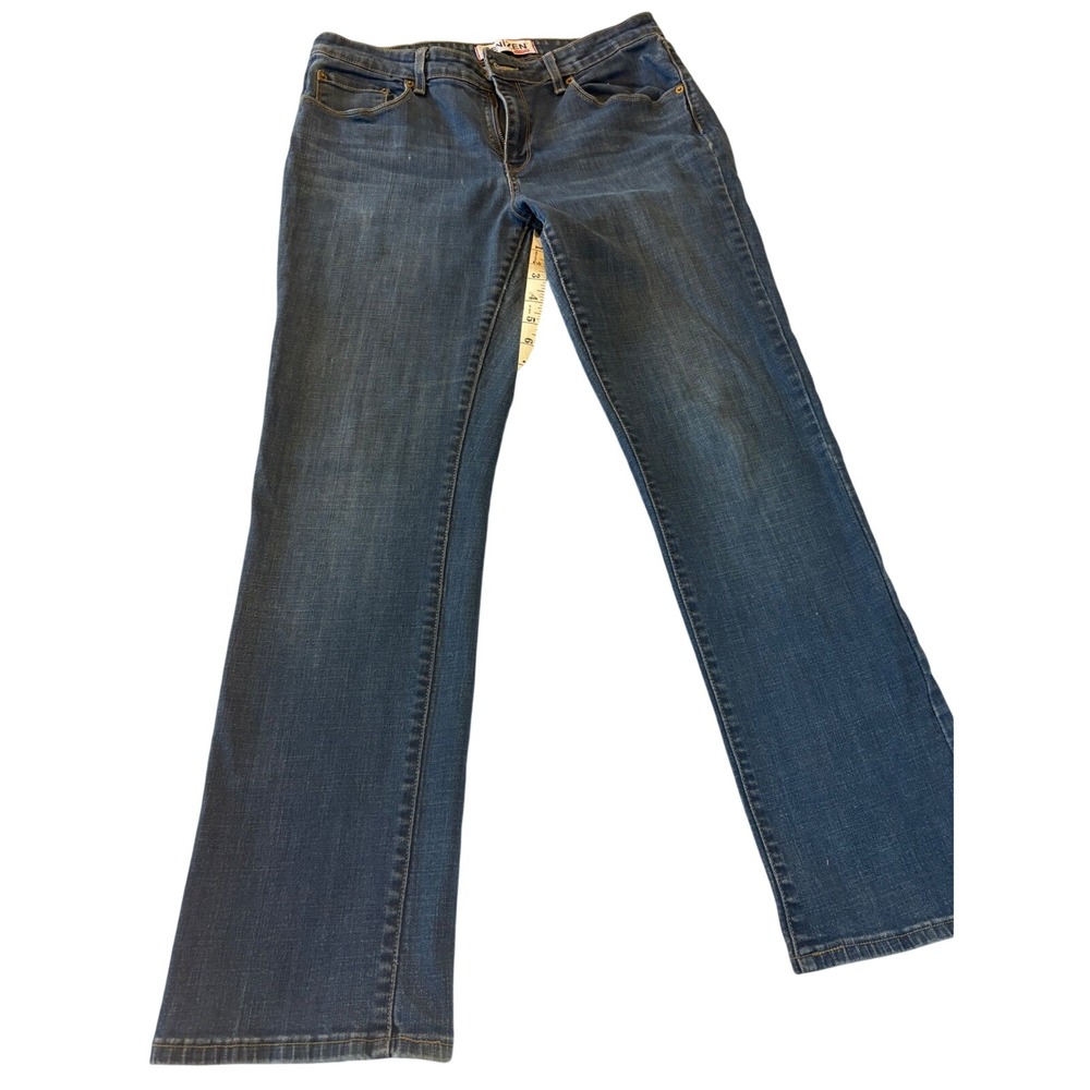 Denizen Levi's Womens Dark Wash Mid Rise Bootcut Denim Jeans 34x31